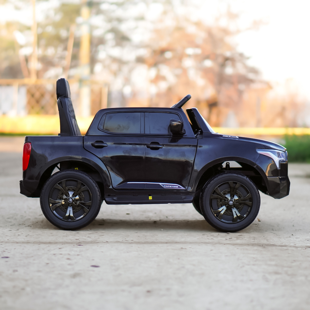 Masinuta electrica pentru copii, Toyota Tundra I-max Force, 12V 80W, echipata premium, neagra [6]