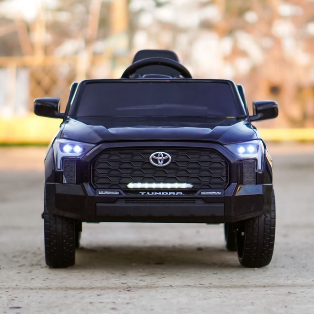Masinuta electrica pentru copii, Toyota Tundra I-max Force, 12V 80W, echipata premium, neagra [3]