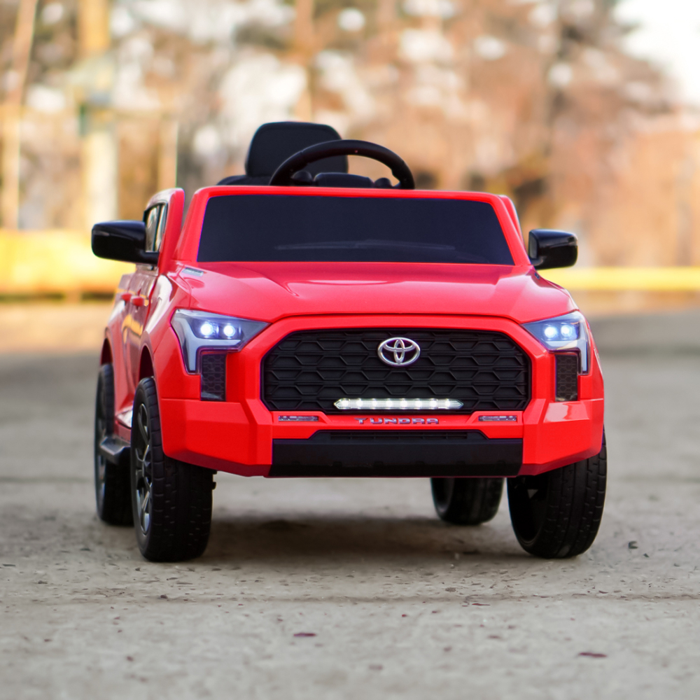 Masinuta electrica pentru copii, Toyota Tundra I-max Force, 12V 80W, echipata premium, rosie [2]