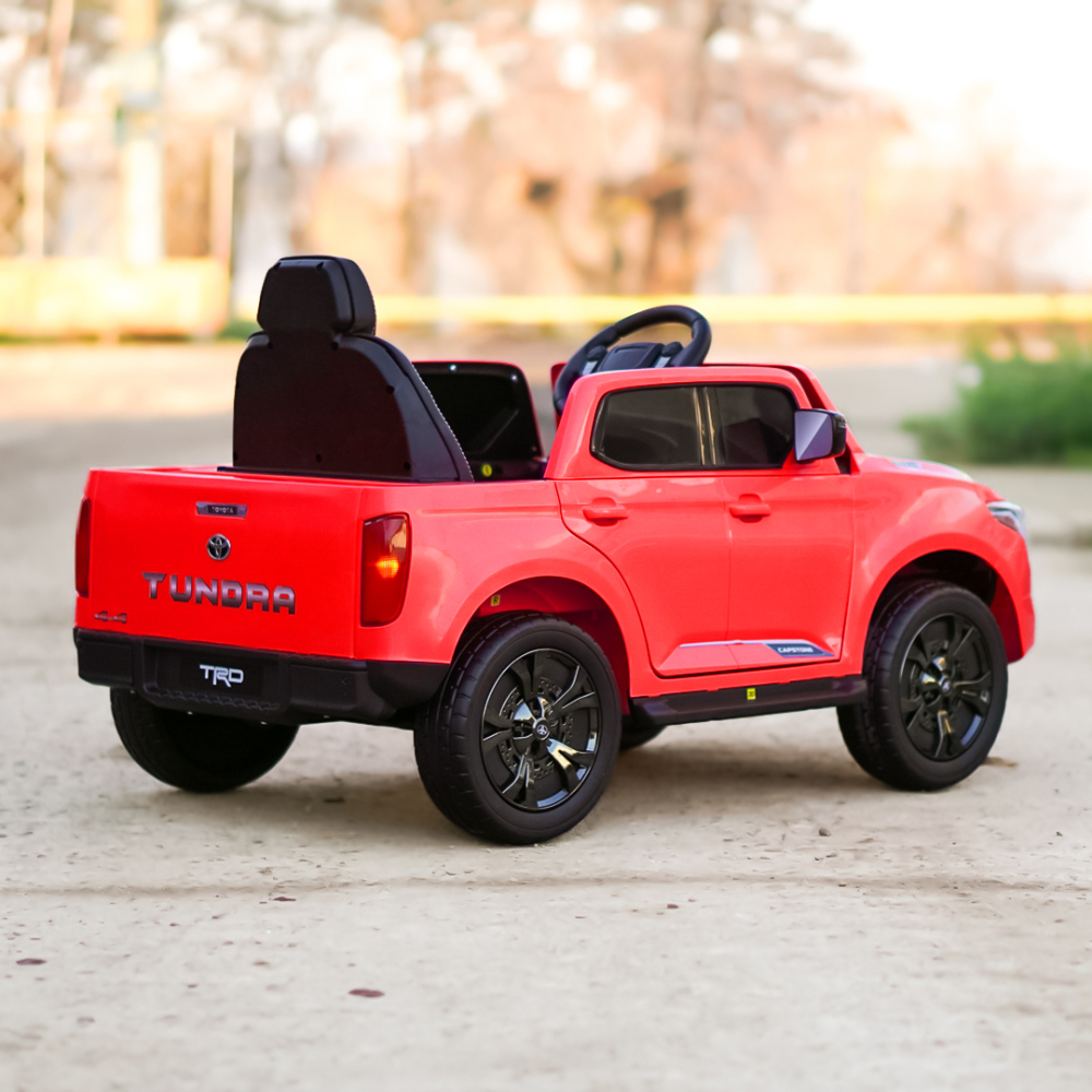 Masinuta electrica pentru copii, Toyota Tundra I-max Force, 12V 80W, echipata premium, rosie [6]