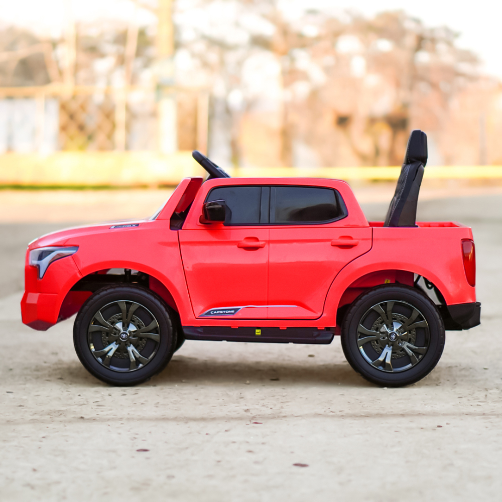 Masinuta electrica pentru copii, Toyota Tundra I-max Force, 12V 80W, echipata premium, rosie [9]