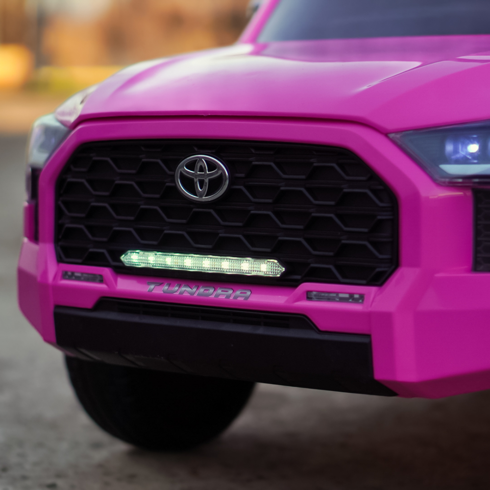 Masinuta electrica pentru copii, Toyota Tundra I-max Force, 12V 80W, echipata premium, roz [12]