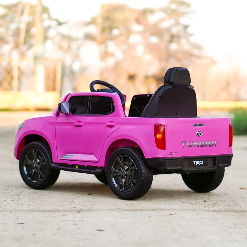 Masinuta electrica pentru copii, Toyota Tundra I-max Force, 12V 80W, echipata premium, roz [9]