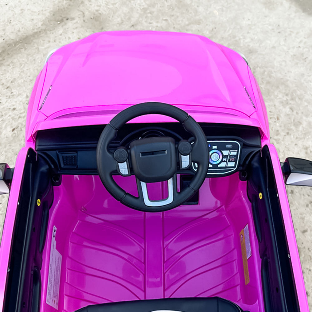 Masinuta electrica pentru copii, Toyota Tundra I-max Force, 12V 80W, echipata premium, roz [14]