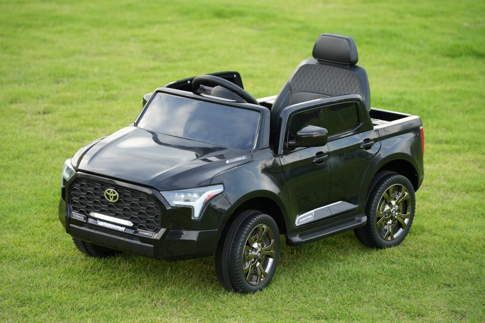 Masinuta electrica pentru copii Toyota Tundra I-max Force 12V 80W, premium, negru [3]