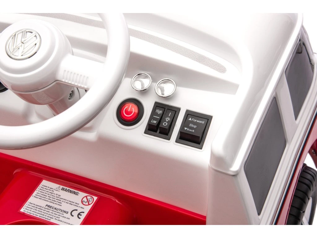 Masinuta electrica copii VW Samba Bus, rosu [23]