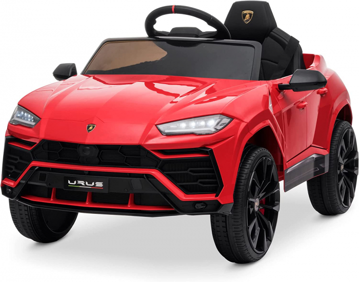 Masinuta electrica pentru copil 2-5 ani, Lamborghini Urus 70W 12V 7Ah, culoare Rosie Produse in stoc