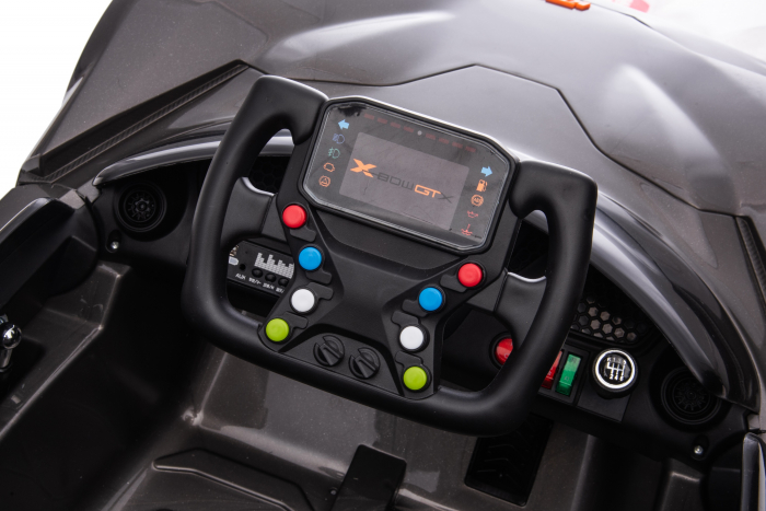 Masinuta electrica pentru copil 2-6 ani, KTM 90W 12V 7Ah echipare Premium culoare Gri [13]