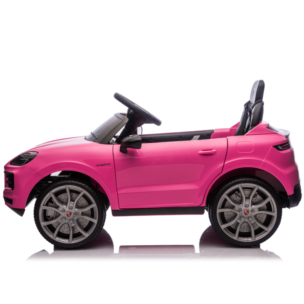 Porsche Cayenne roz, masinuta electrica copii 2 - 5 ani [18]