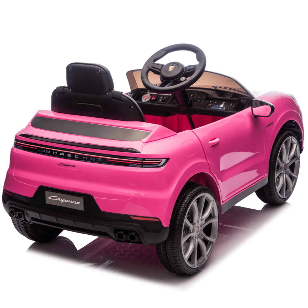 Porsche Cayenne roz, masinuta electrica copii 2 - 5 ani [19]