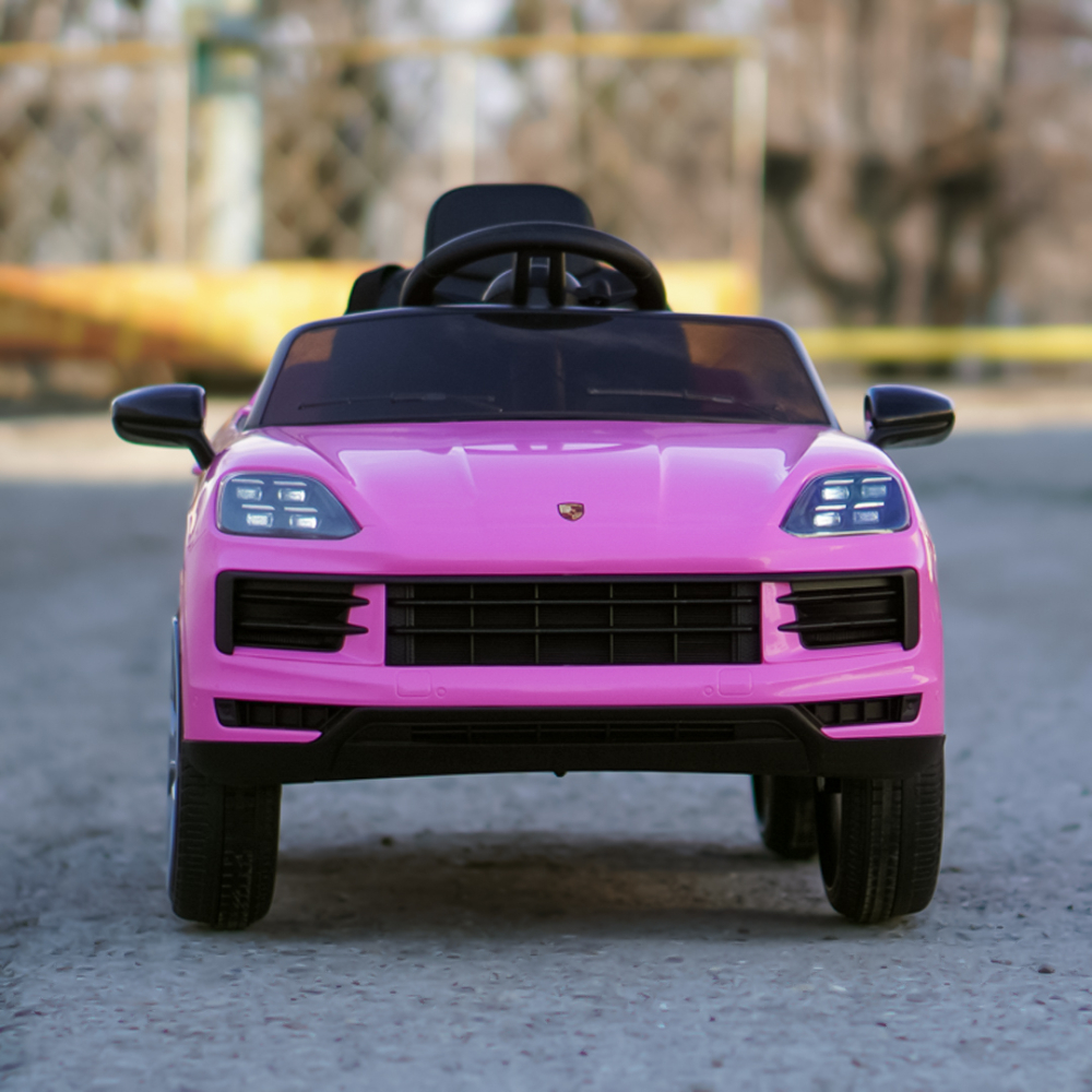 Porsche Cayenne roz, masinuta electrica copii 2 - 5 ani [4]