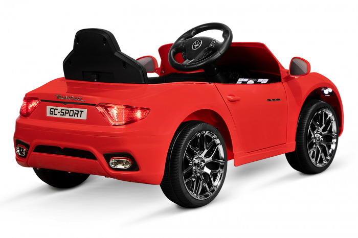 Masinuta electrica rosie pentru copii, Maserati GrandCabrio, 60W, 12V, echipare standard. [8]