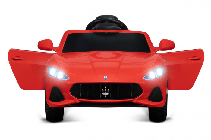Masinuta electrica rosie pentru copii, Maserati GrandCabrio, 60W, 12V, echipare standard. [6]
