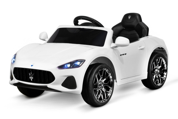 Masinuta electrica pentru copii 2-5 ani Maserati GrandCabrio 60W 12V STANDARD Alb