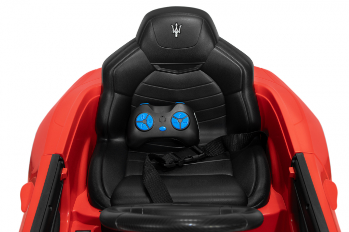 Masinuta electrica rosie pentru copii, Maserati GrandCabrio, 60W, 12V, echipare standard. [7]
