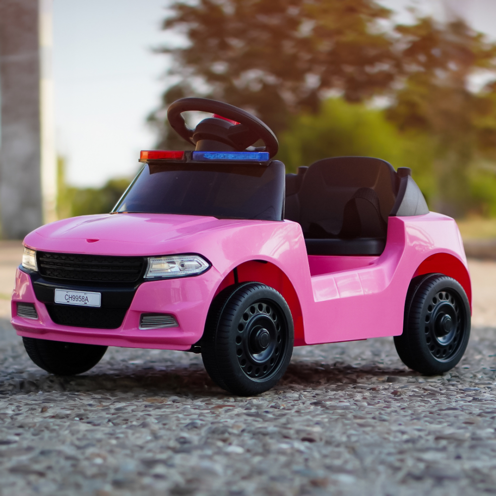 Masinuta electrica pentru fetite Kinderauto BJ9958A 30W 6V culoare Roz [2]