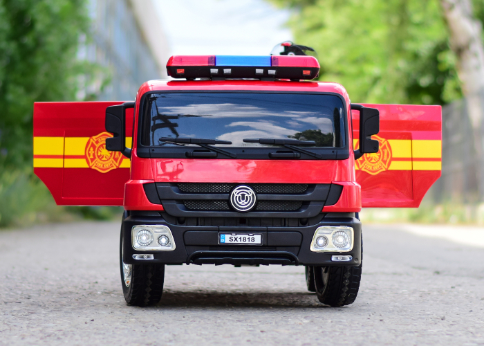 Masinuta electrica de pompieri pentru copii 2-6 ani [2]
