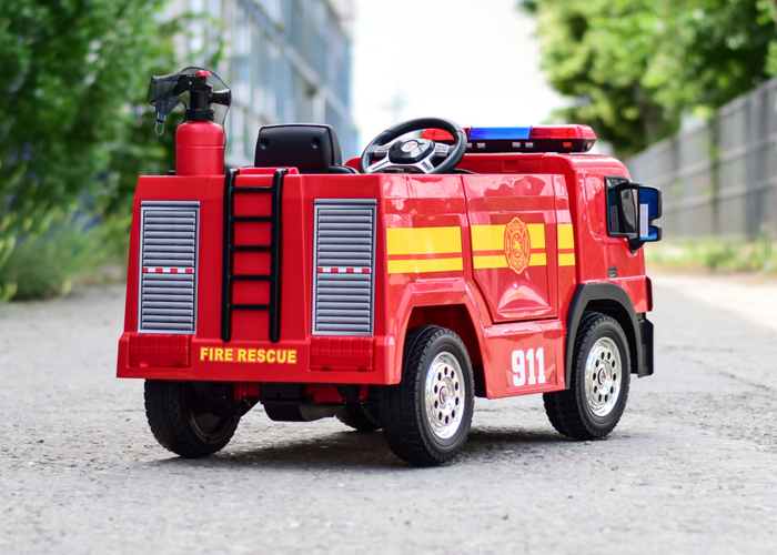 Masinuta electrica de pompieri pentru copii 2-6 ani [7]