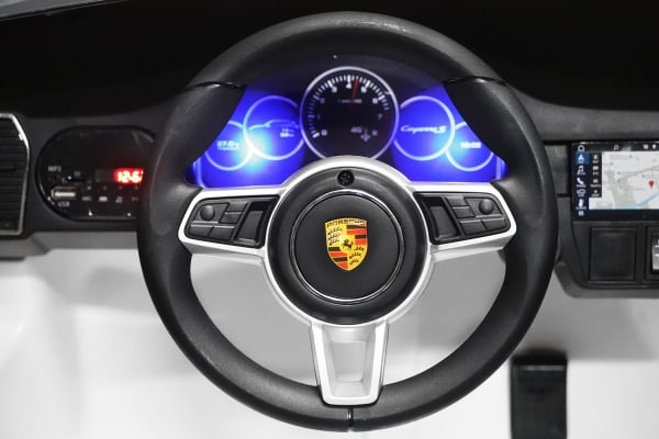 Masinuta electrica Porsche Cayenne XXL PREMIUM #Alb [9]