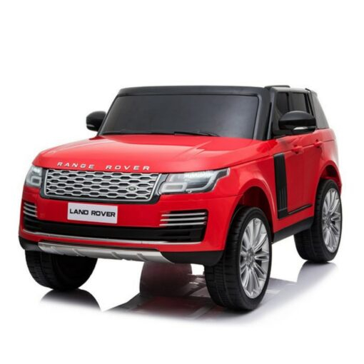 Masinuta electrica pentru 2 copii Range Rover Vogue HSE 4×4 180W, roti moi, scaun tapitat, culoare Rosu Masinute electrice imagine 2022