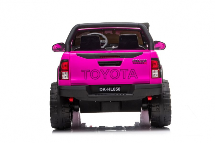 Masinuta electrica Toyota Hilux 4x4 180W 12V PREMIUM culoare Roz [5]