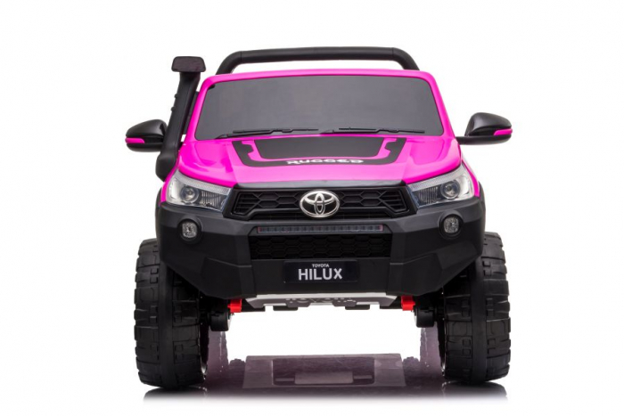 Masinuta electrica Toyota Hilux 4x4 180W 12V PREMIUM culoare Roz [2]