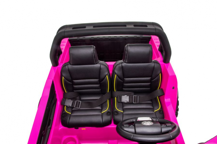 Masinuta electrica Toyota Hilux 4x4 180W 12V PREMIUM culoare Roz [21]