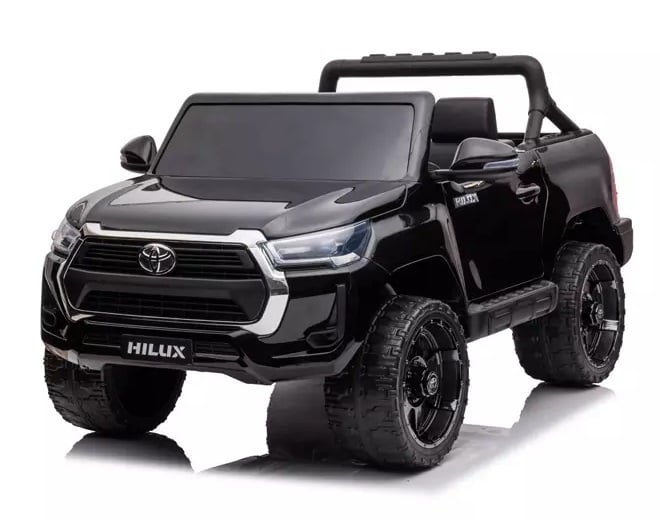 Masinuta electrica Toyota Hilux, noul model, 4x4 180W 12V 14Ah PREMIUM, culoare Negru