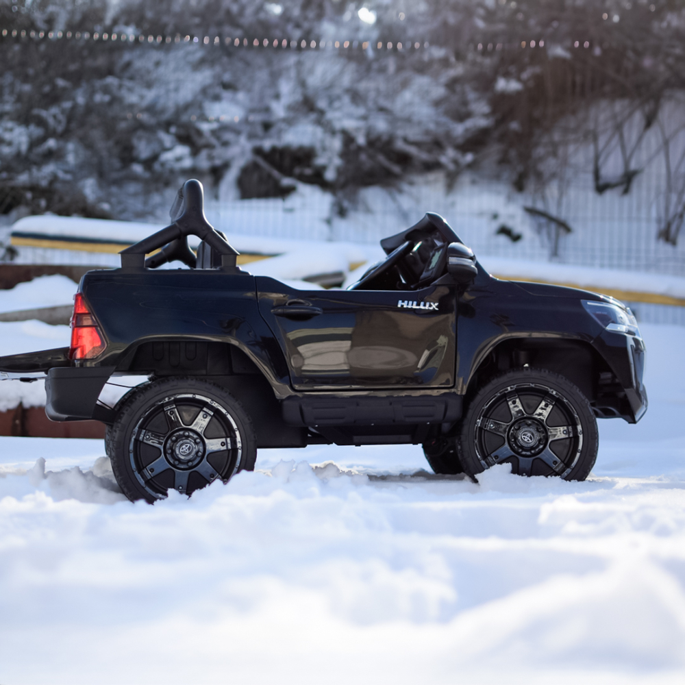 Masinuta electrica Toyota Hilux, noul model, 4x4 180W 12V 14Ah PREMIUM, culoare Negru [5]