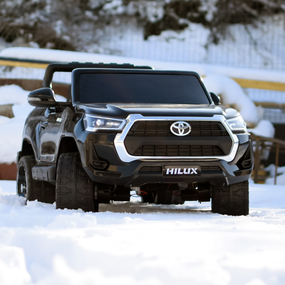 Masinuta electrica Toyota Hilux, noul model, 4x4 180W 12V 14Ah PREMIUM, culoare Negru [3]