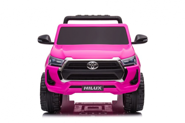 Masinuta electrica pentru fetite, Toyota Hilux 4x4 180W 12V 14Ah PREMIUM, culoare Barbie Pink [3]