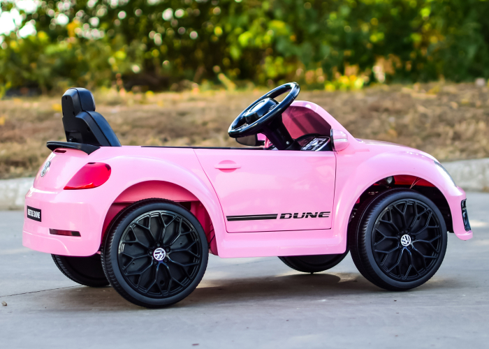 Masinuta electrica VW Beetle Dune 35W 6V, bluetooth , amortizoare, culoare Roz [12]