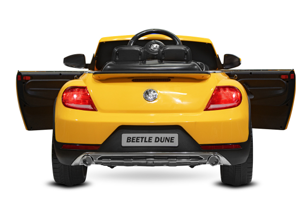 Masinuta electrica VW Beetle Dune Cabrio STANDARD #Galben [7]
