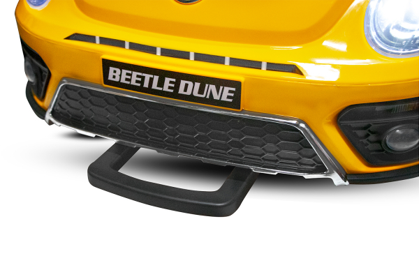 Masinuta electrica VW Beetle Dune Cabrio STANDARD #Galben [12]