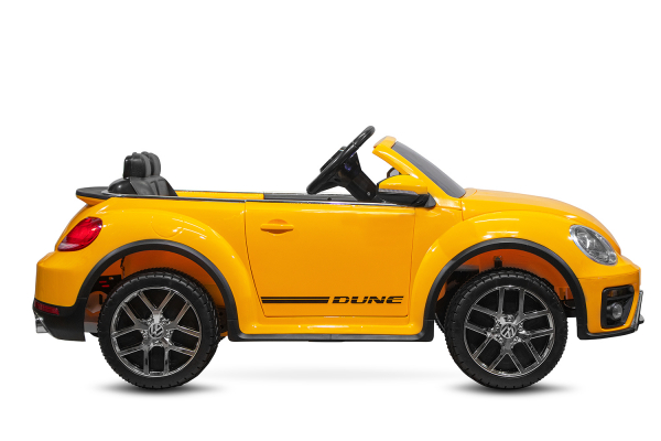 Masinuta electrica VW Beetle Dune Cabrio STANDARD #Galben [6]