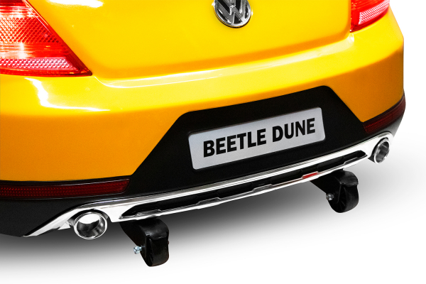 Masinuta electrica VW Beetle Dune Cabrio STANDARD #Galben [13]