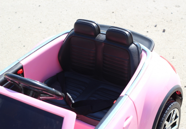 Masinuta electrica VW Beetle Dune Cabrio STANDARD #Roz [9]