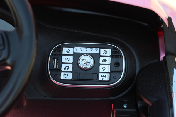 Masinuta electrica VW Beetle Dune Cabrio STANDARD #Roz [6]