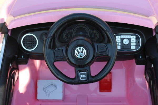 Masinuta electrica VW Beetle Dune Cabrio STANDARD #Roz [5]