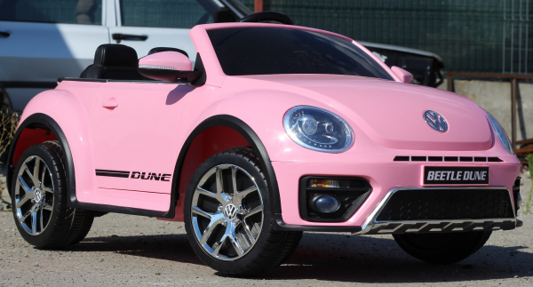 Masinuta electrica VW Beetle Dune Cabrio STANDARD #Roz [3]