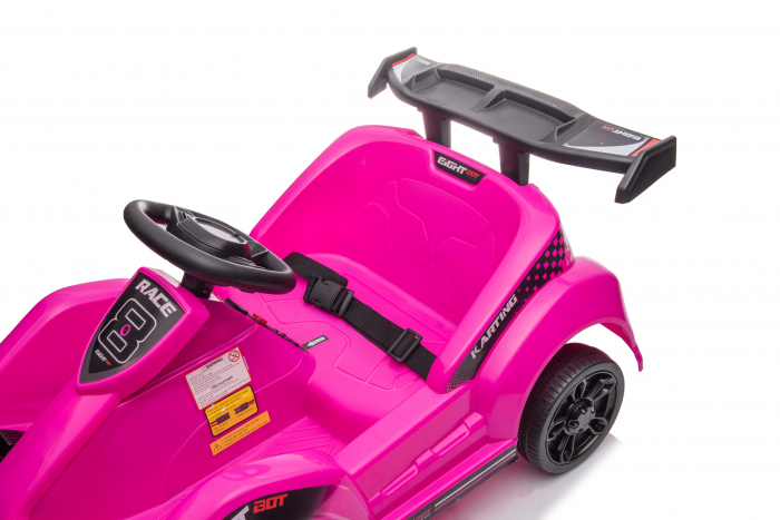 Masinuta-Kart electric pentru copii 2-5 ani, RACE8 35W 6V, telecomanda, culoare Roz [20]