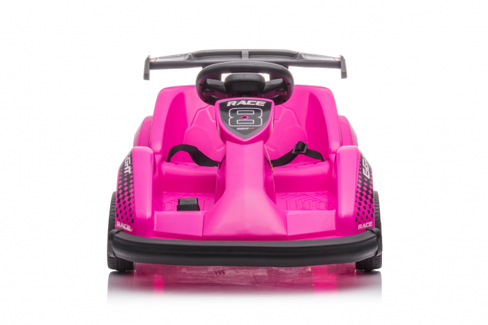 Masinuta-Kart electric pentru copii 2-5 ani, RACE8 35W 6V, telecomanda, culoare Roz [3]