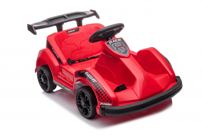 Masinuta-Kart electric pentru copii 2-5 ani, RACE8 35W 6V, telecomanda, culoare Rosu [22]