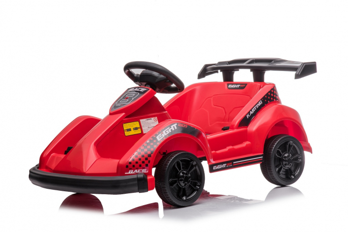Masinuta-Kart electric pentru copii 2-5 ani, RACE8 35W 6V, telecomanda, culoare Rosu [25]