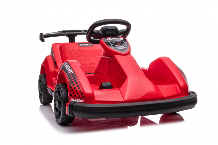 Masinuta-Kart electric pentru copii 2-5 ani, RACE8 35W 6V, telecomanda, culoare Rosu [24]