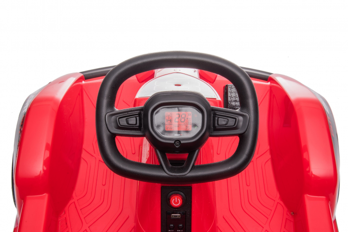 Masinuta-Kart electric pentru copii 2-5 ani, RACE8 35W 6V, telecomanda, culoare Rosu [29]