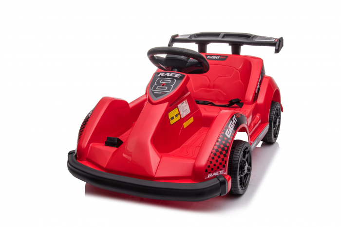 Masinuta-Kart electric pentru copii 2-5 ani, RACE8 35W 6V, telecomanda, culoare Rosu [27]