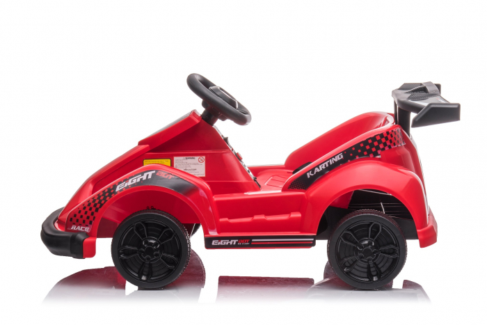 Masinuta-Kart electric pentru copii 2-5 ani, RACE8 35W 6V, telecomanda, culoare Rosu [17]