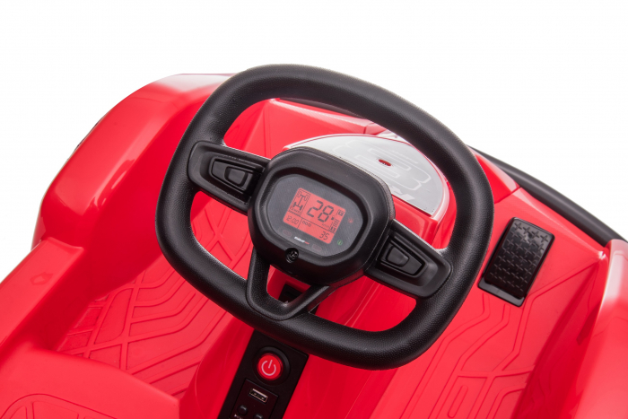 Masinuta-Kart electric pentru copii 2-5 ani, RACE8 35W 6V, telecomanda, culoare Rosu [30]