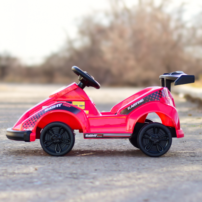Masinuta-Kart electric pentru copii 2-5 ani, RACE8 35W 6V, telecomanda, culoare Rosu [5]